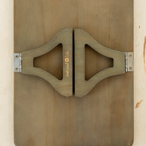 Natural Life Vibrant wooden Floral clip on Sofa Tray Like New woodsy faeries - Picture 2 of 5